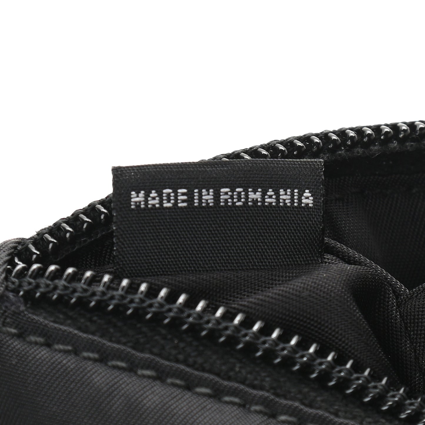 Tessuto Nylon Saffiano Belt Bag Black