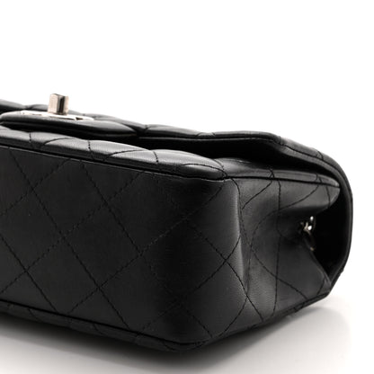 Chanel Lambskin Quilted Mini Rectangular Flap Black 10 of 11