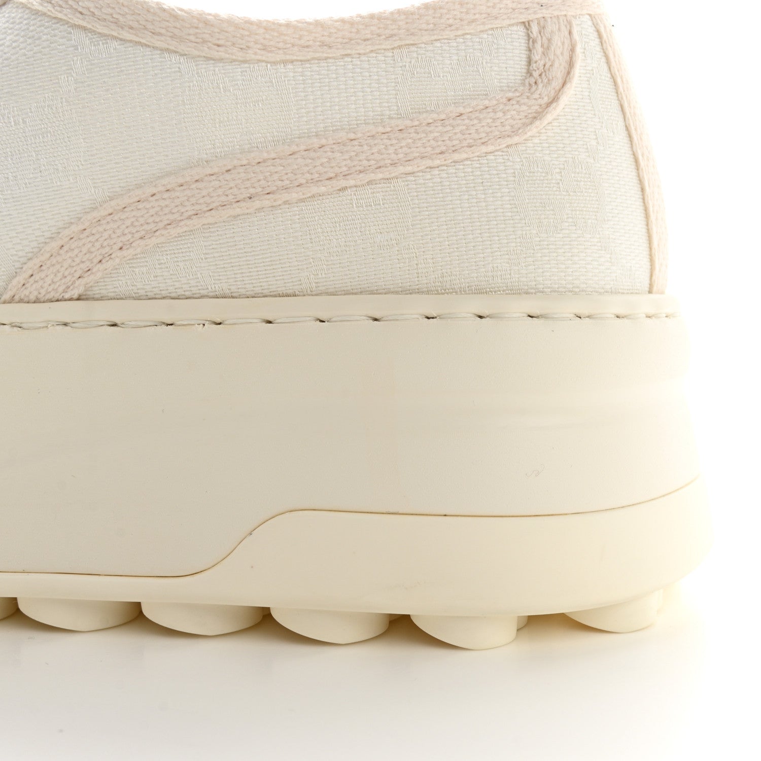 Gucci GG Monogram Womens 1977 Tennis Platform 52mm Sneakers 36.5 Great White Mystic White 12 of 13