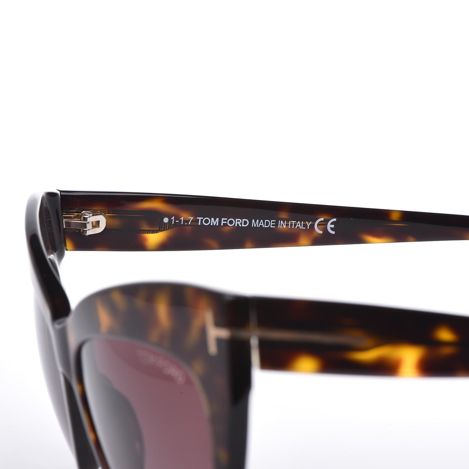 Tom Ford Nika Cat Eye Sunglasses TF523 Havana 6 of 6