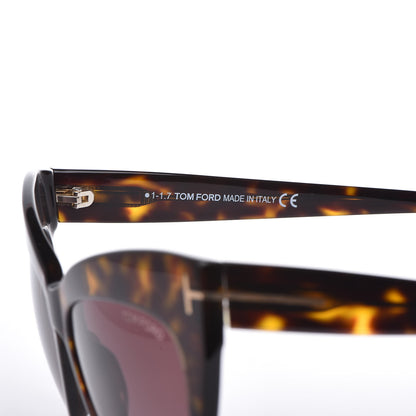 Tom Ford Nika Cat Eye Sunglasses TF523 Havana 6 of 6