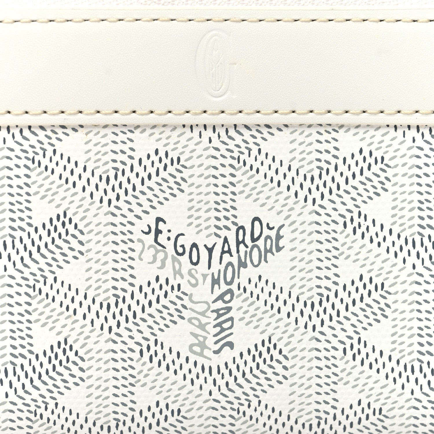 Goyard Goyardine Compact Wallet White 7 of 8