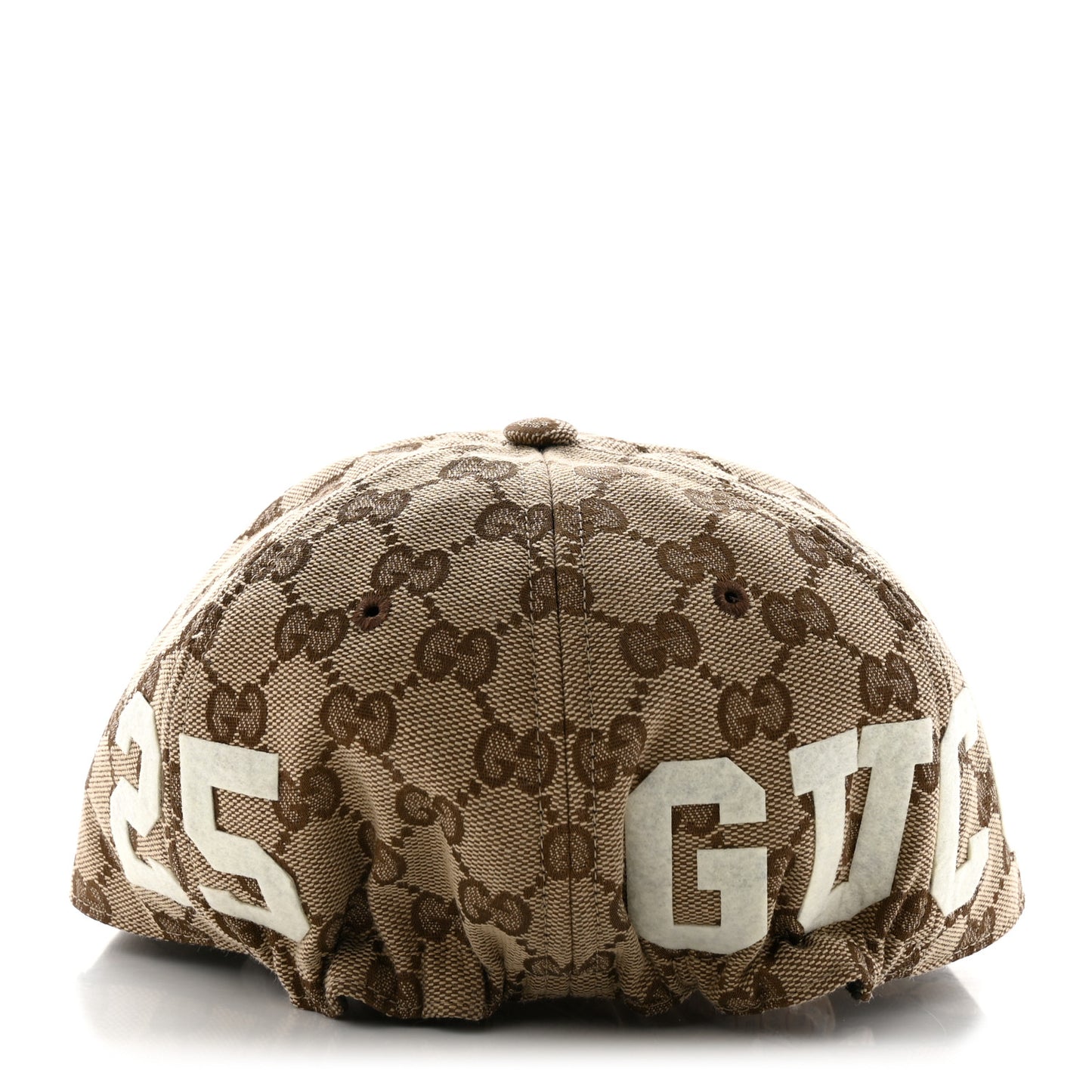 GG Monogram Patch Logo 25 Baseball Hat M Beige