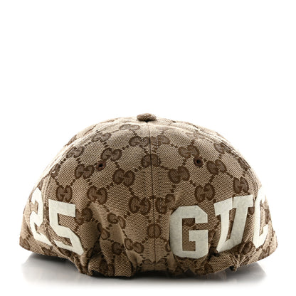 Gucci GG Monogram Patch Logo 25 Baseball Hat M Beige 6 of 11