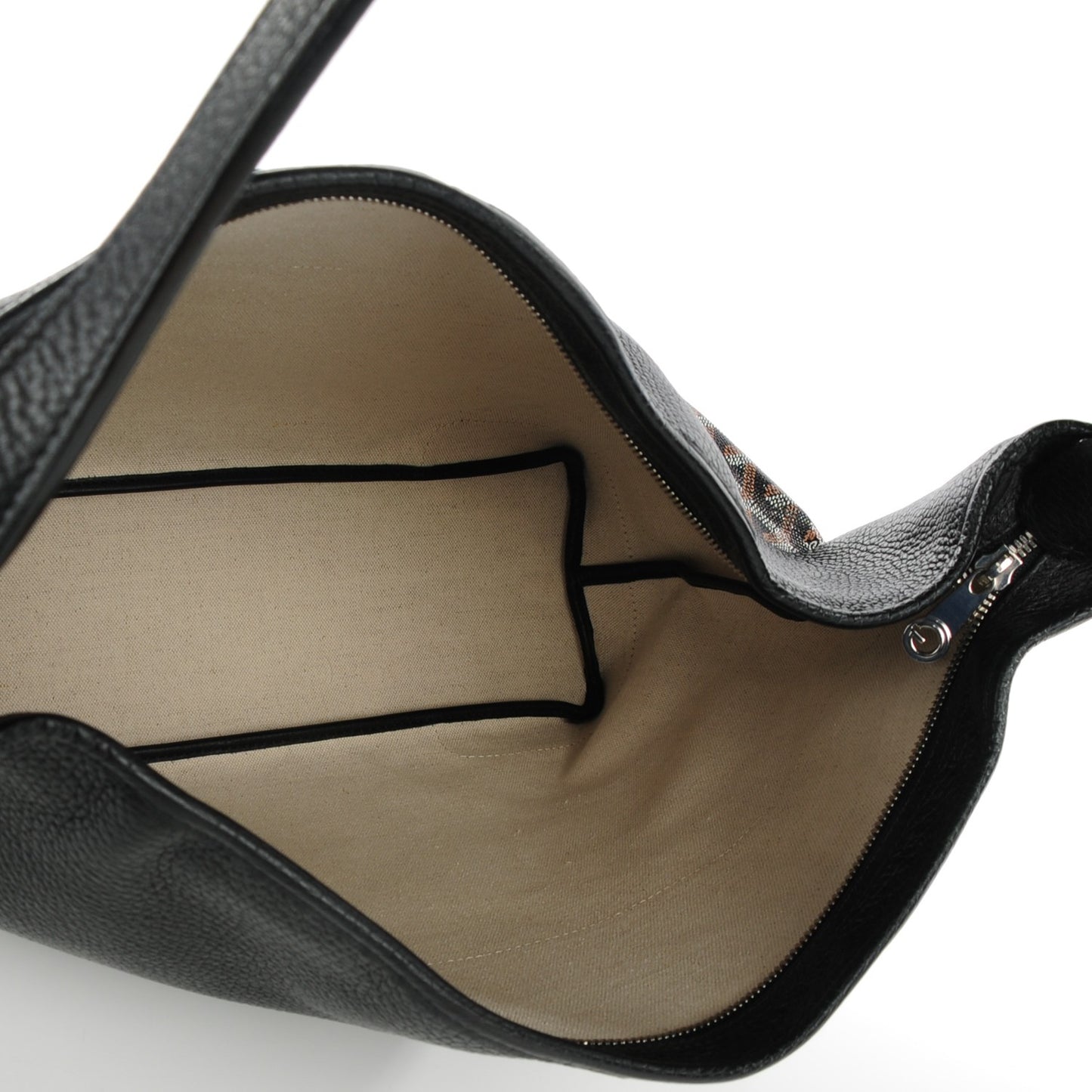 Goyardine Grenadines Hobo Black