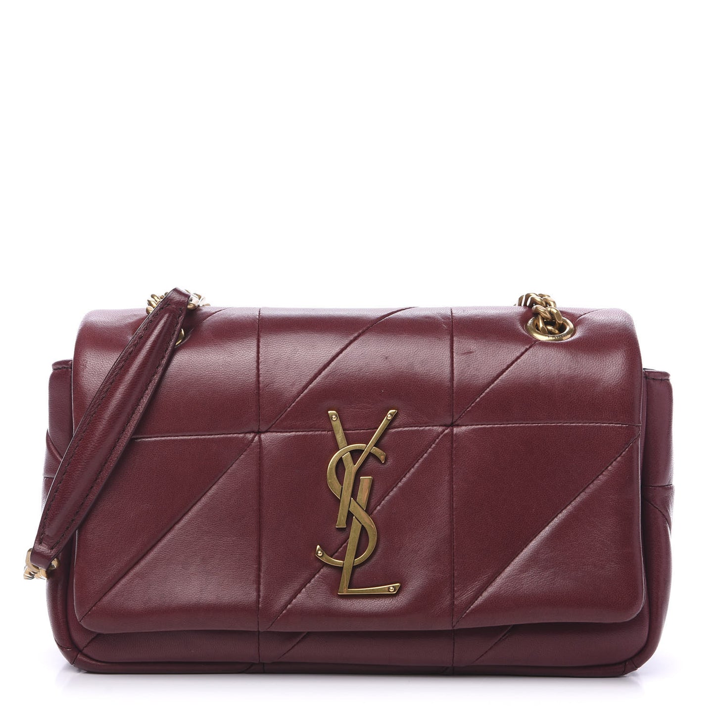 Lambskin Patchwork Monogram Small Jamie Rouge Legion