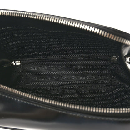 Prada Saffiano Travel Small Brique Crossbody Bag Black 5 of 8
