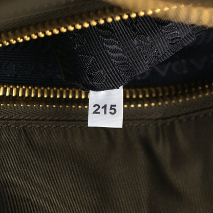 Prada Tessuto Nylon Soft Calfskin Tote Militare 7 of 9