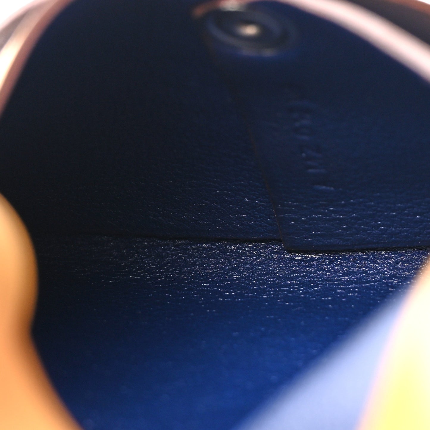 Sikkim Verso Bastia Coin Purse Curry Bleu Saphir