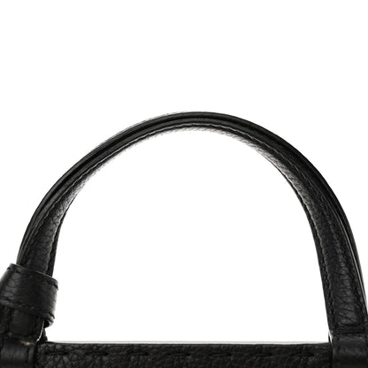 Gucci Calfskin Small GG Marmont Top Handle Bag Black 18 of 18