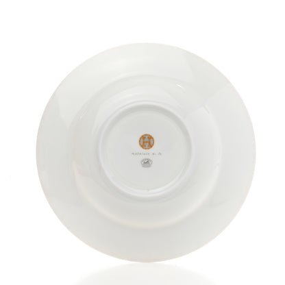 Hermes Porcelain Mosaique Au 24 Soup Bowl Gold 3 of 8