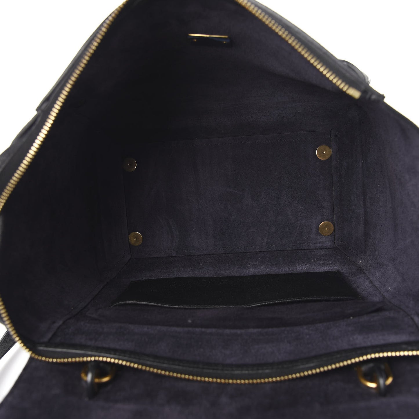 Grained Calfskin Mini Belt Bag Black