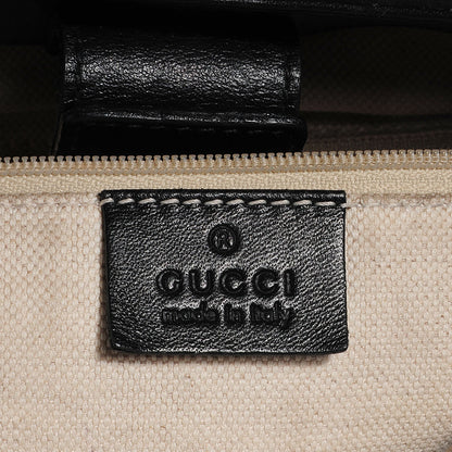 Gucci Monogram Medium Sukey Tote Black 5 of 9