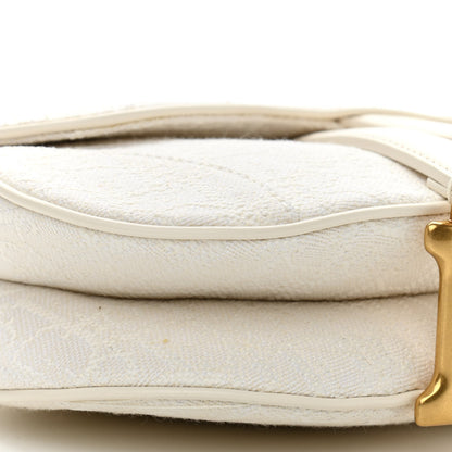 Christian Dior Oblique Mini Saddle Bag White 10 of 11