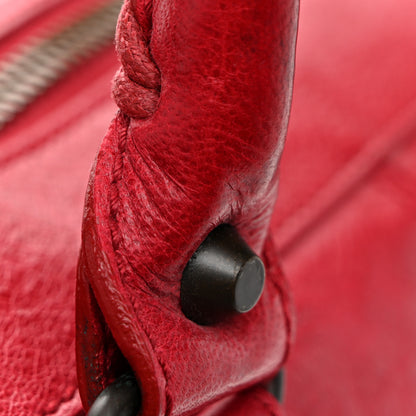 Balenciaga Agneau Classic Hardware Weekender Rouge Coquelicot 13 of 15