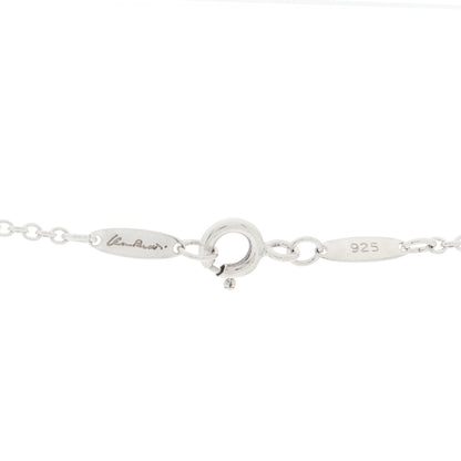Tiffany Sterling Silver 22mm Elsa Peretti Open Heart Pendant Necklace 4 of 6