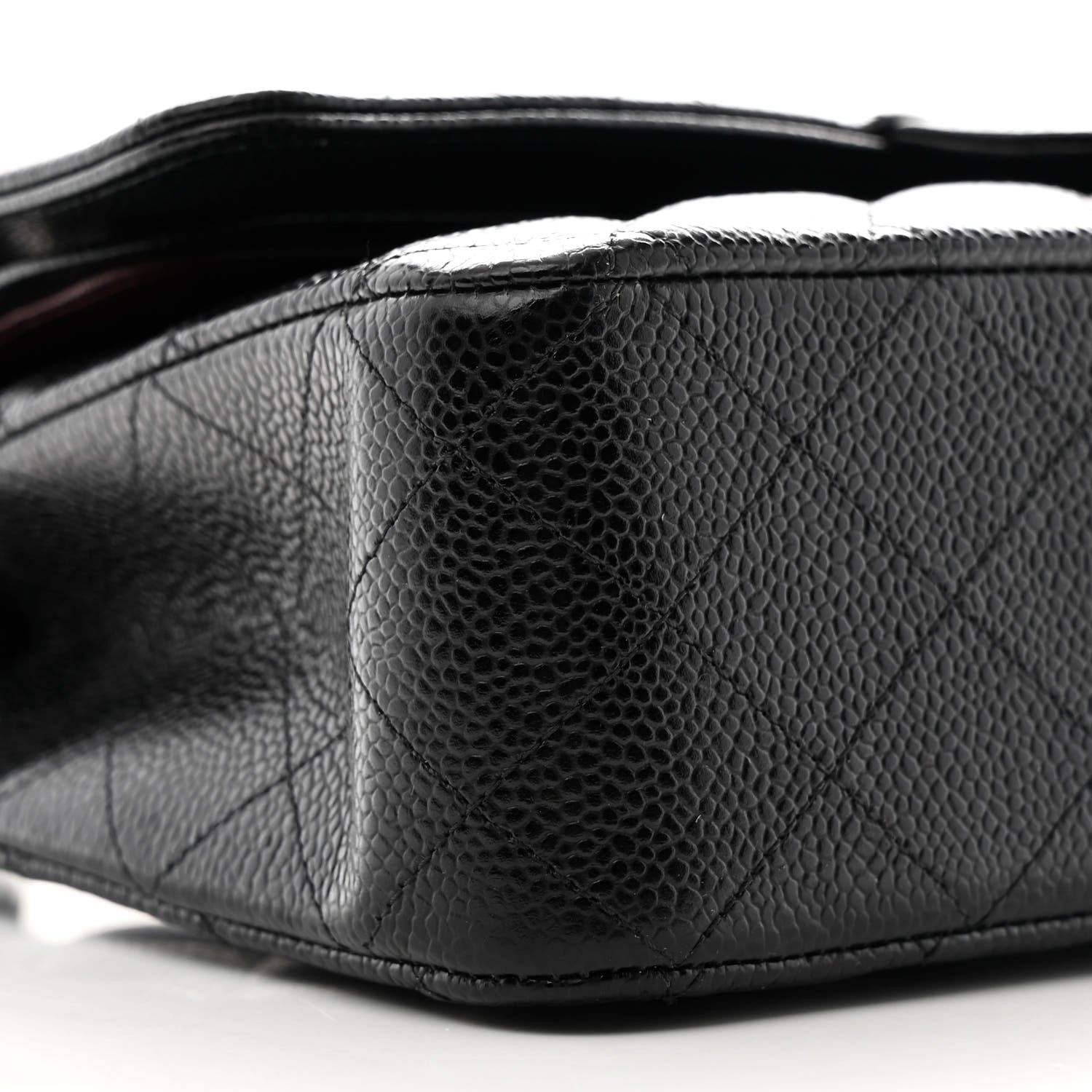 Chanel Caviar Quilted Medium Double Flap Black 9 of 11
