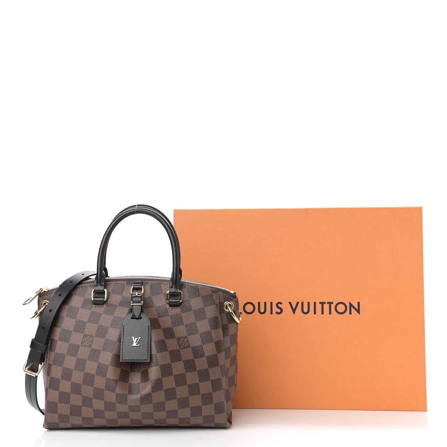 Damier Ebene Odeon Tote PM Black