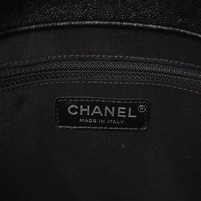 Chanel Caviar Quilted Large Urban Companion Top Handle Shopping Tote Black 6 of 8