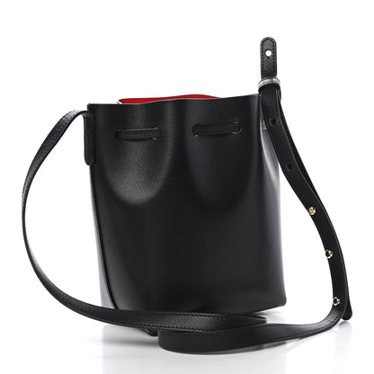 Mansur Gavriel Calfskin Mini Mini Bucket Bag Black Flamma 3 of 10