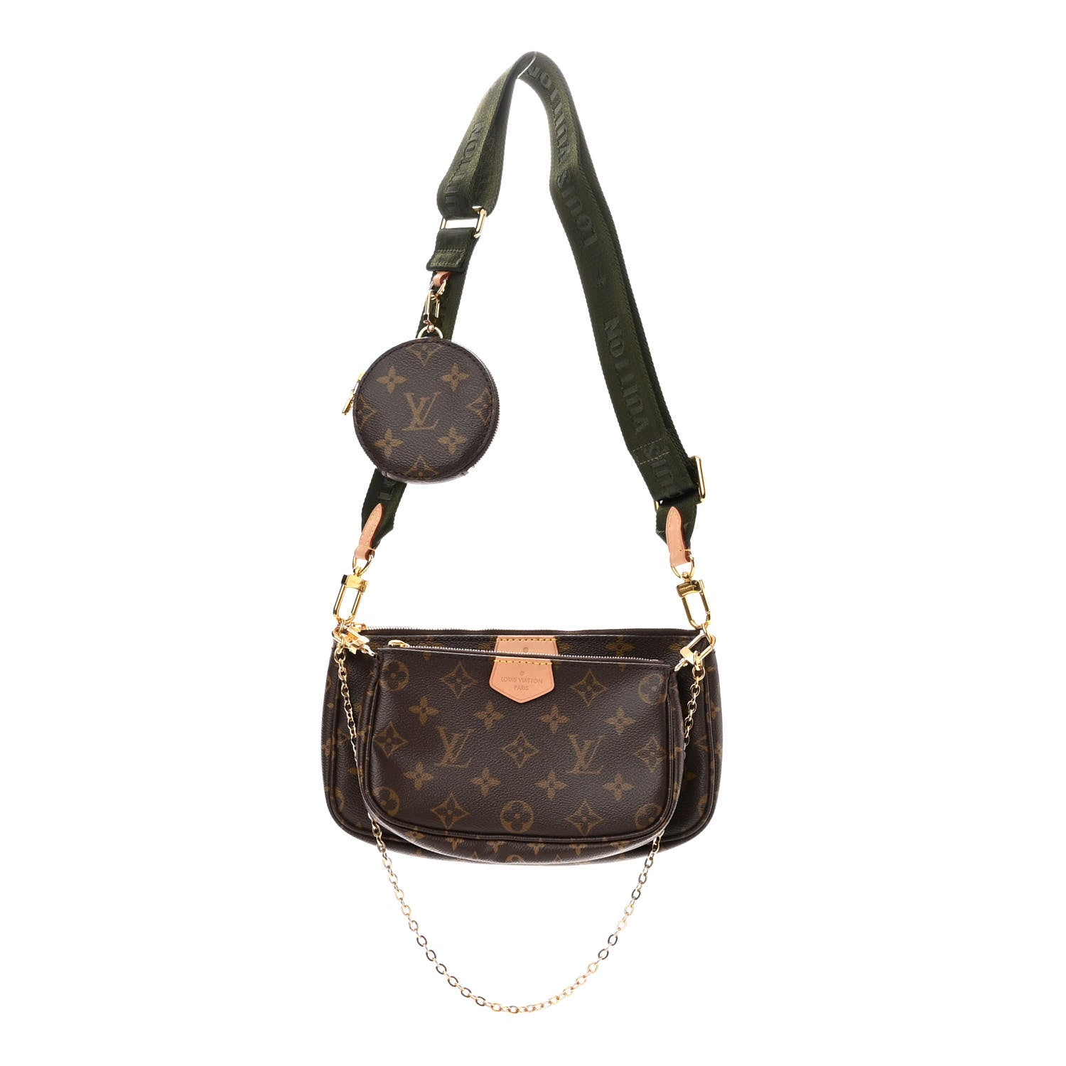Louis Vuitton Monogram Multi Pochette Accessories Kaki 1 of 11