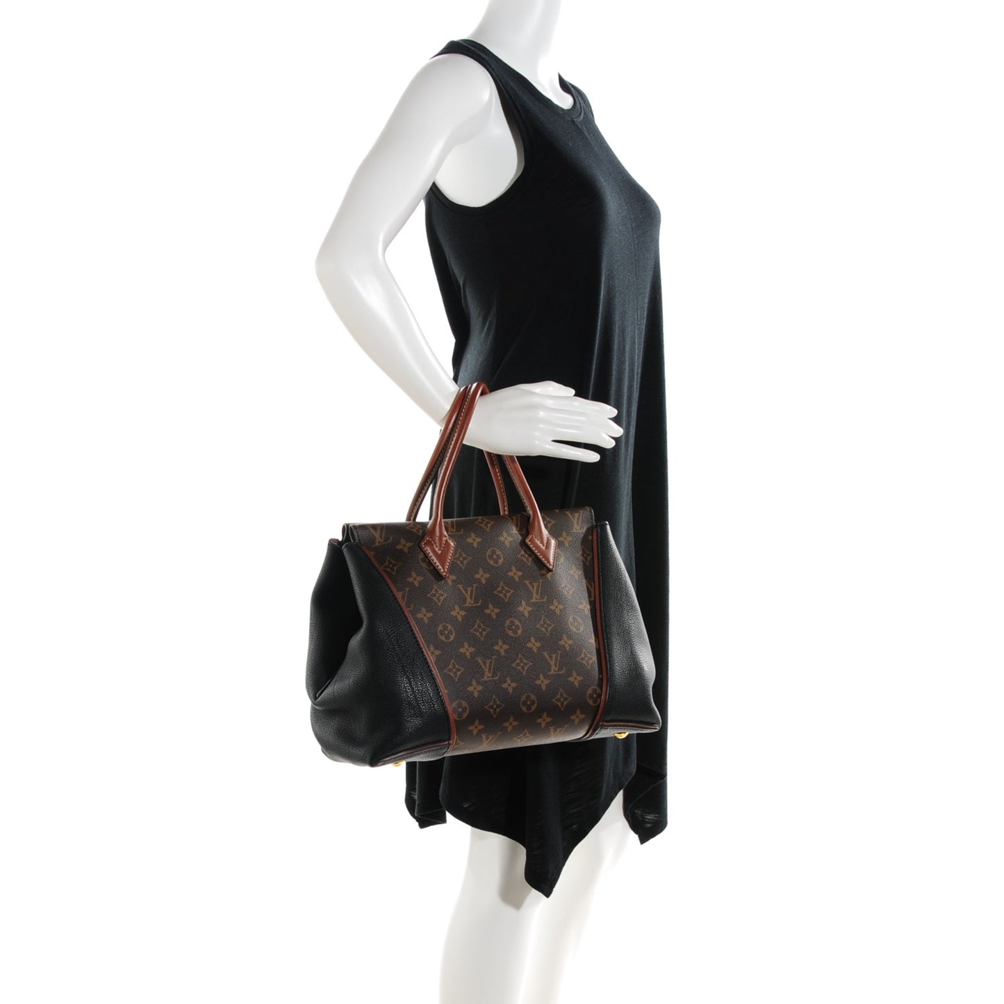 Monogram Tote W PM Black