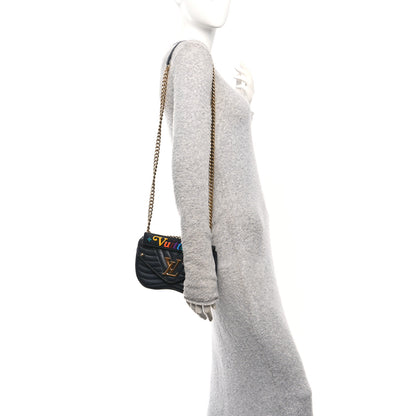 Louis Vuitton Calfskin New Wave Chain PM Black 2 of 9