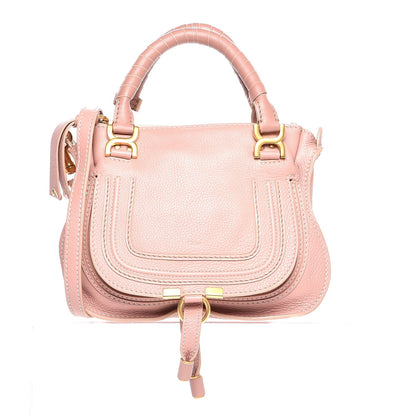 Chloe Calfskin Mini Marcie Satchel Anemone Pink 1 of 10