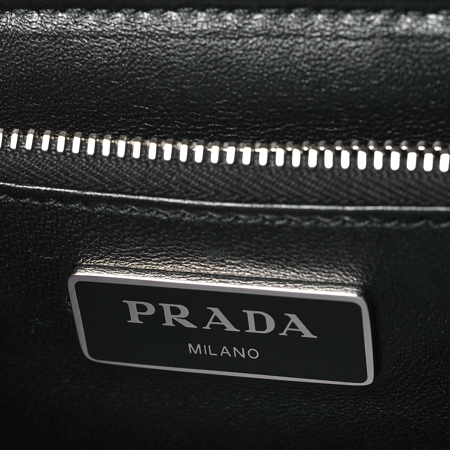 Prada Nappa Double Pocket Buckle Shoulder Bag Black 6 of 9