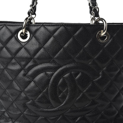 Chanel Caviar Quilted Grand Shopping Tote GST Black 9 of 9