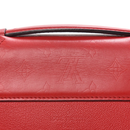 Louis Vuitton Monogram Cuir Plume Ecume Very Chain Bag Rubis Red 11 of 13
