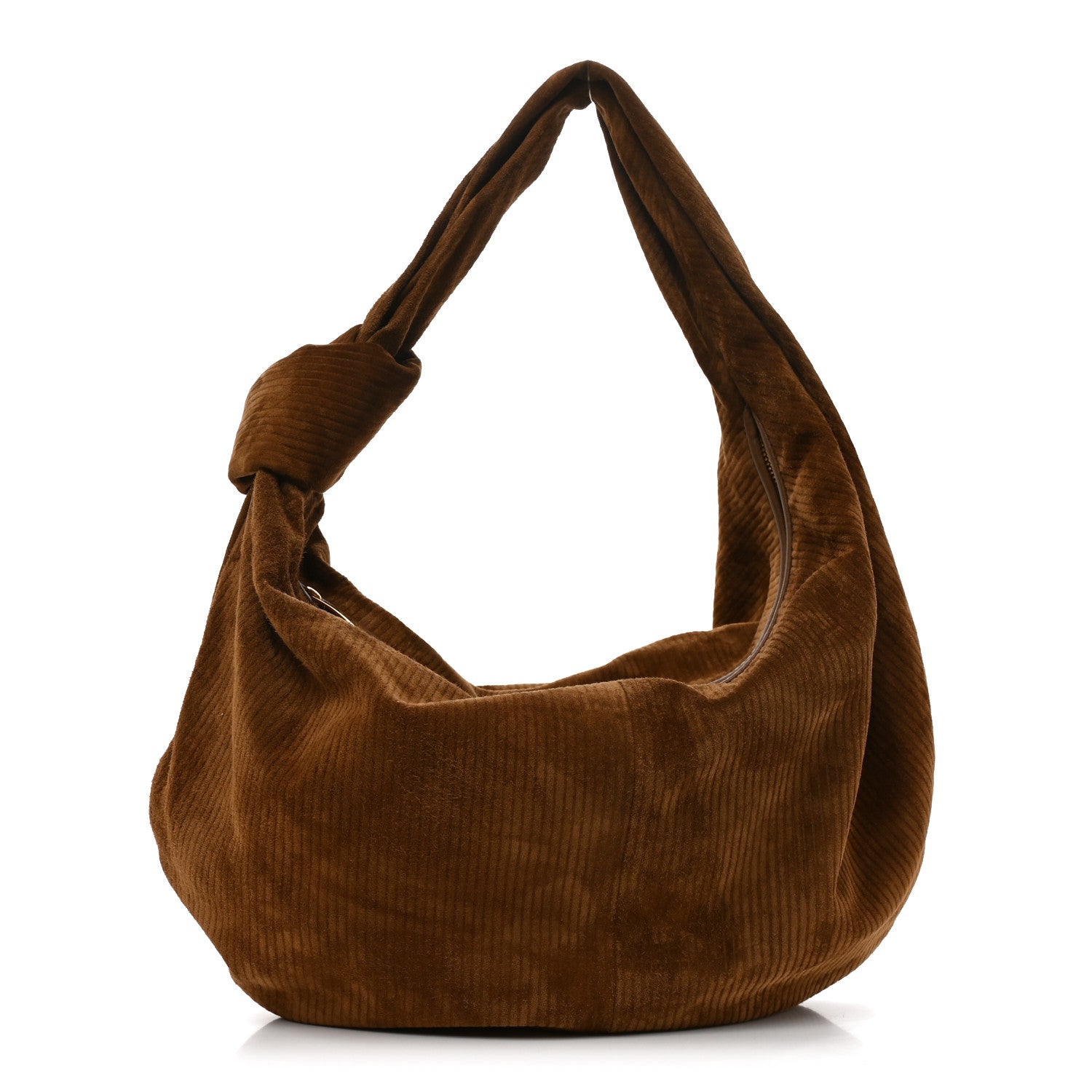 Bottega Veneta 　ホーボー　 ダークブラウン Bottega Veneta Suede Corduroy Small Jodie Hobo Jacobean 1939811
