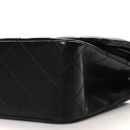 Chanel Lambskin Quilted Medium Double Flap Black 10 of 10