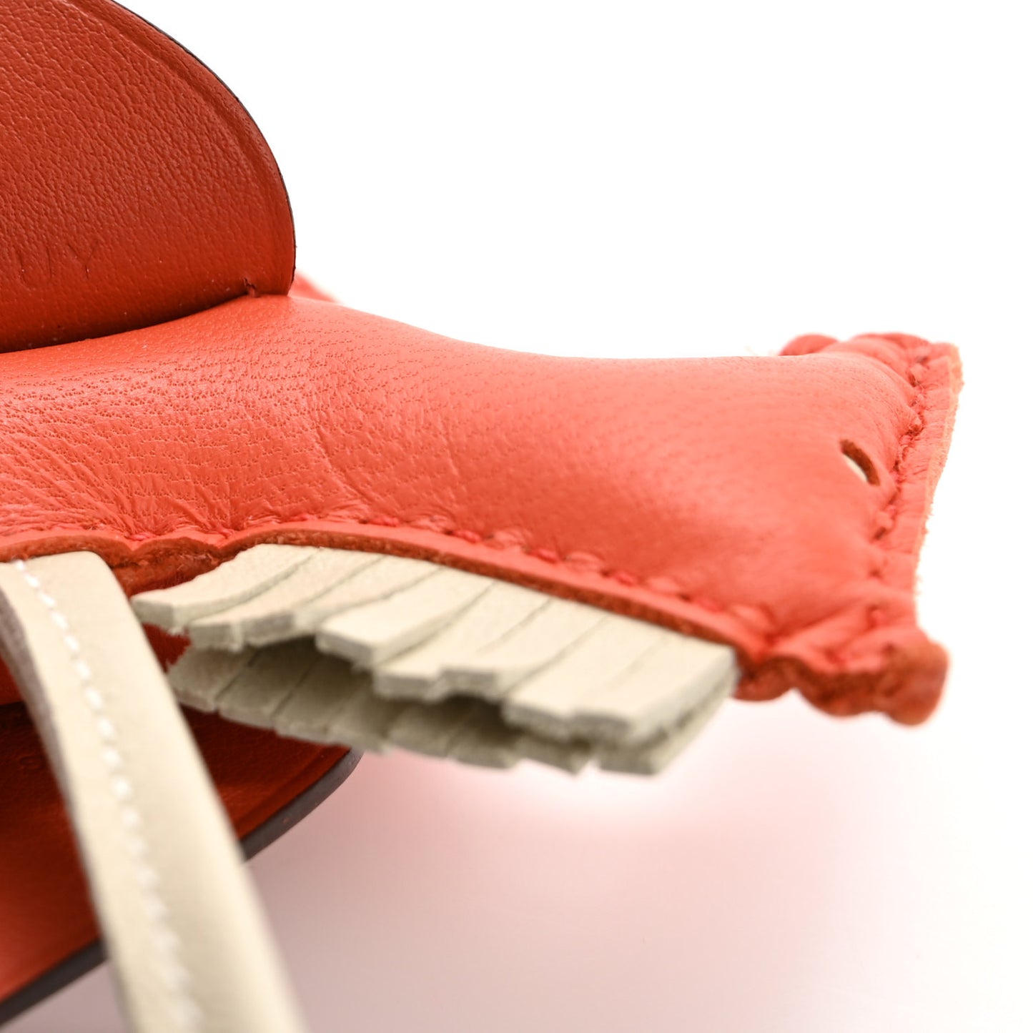 Milo Lambskin Grigri Rodeo Pegase Horse Bag Charm PM Orange Poppy Craie Terre Battue