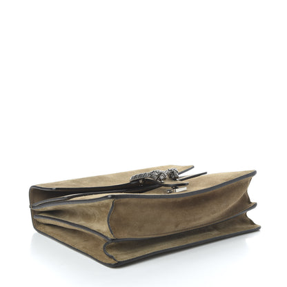 Gucci Suede Medium Dionysus Shoulder Bag Taupe 4 of 11