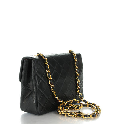 Chanel Lambskin Quilted Mini Square Flap Black 3 of 9