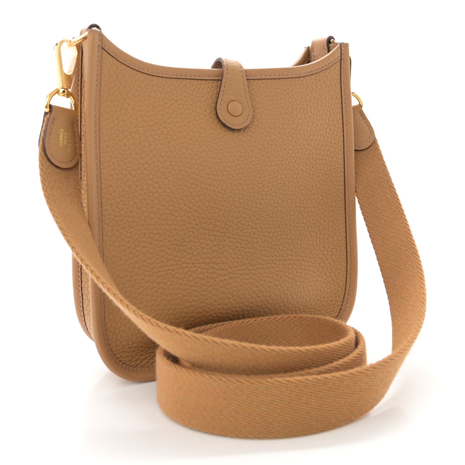 Hermes Taurillon Clemence Evelyne TPM Biscuit 3 of 12