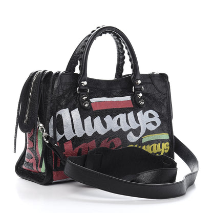 Balenciaga Agneau Arena Car Tag Classic Silver Hardware S City Black TBC 4 of 12