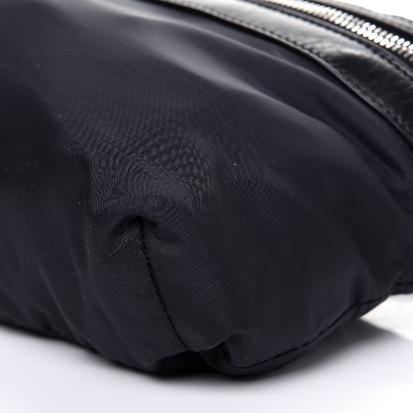 Nylon City Fold Up Backpack Belt Bag Navy