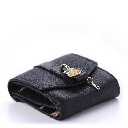 Chloe Grained Calfskin Small Aby Tri-Fold Wallet Black 4 of 8