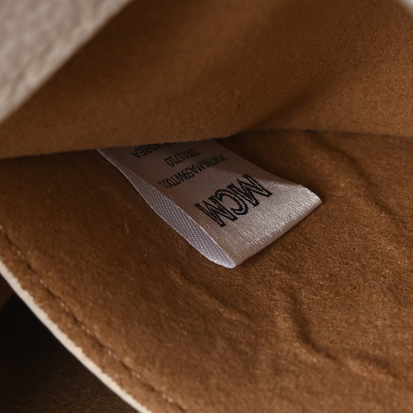 Grained Calfskin Studded Mini Milla Tote White