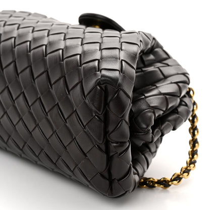 Bottega Veneta Nappa Intrecciato Teen The Lauren 1980 Clutch With Chain Fondant 9 of 9