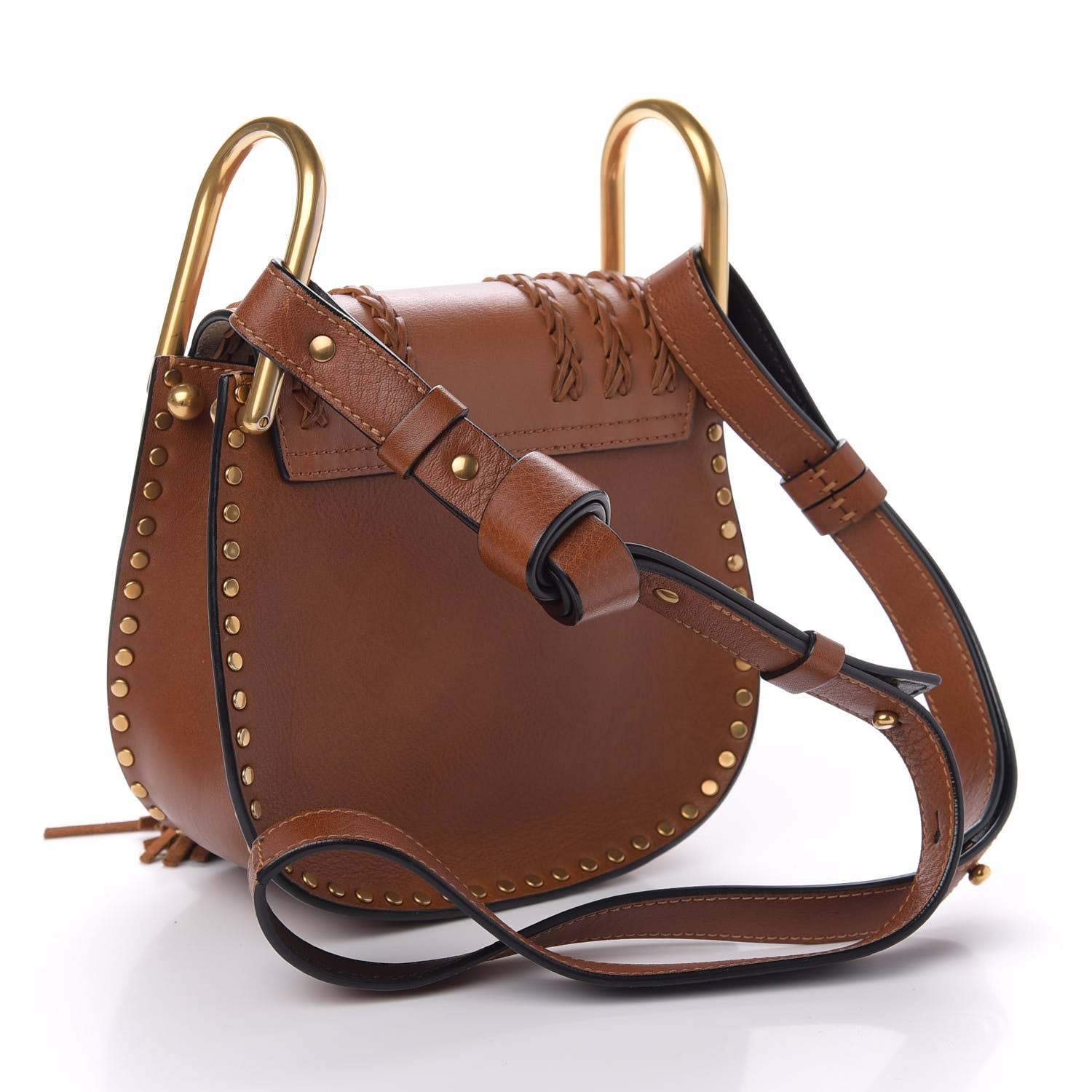 Chloe Calfskin Mini Hudson Shoulder Bag Caramel 3 of 9