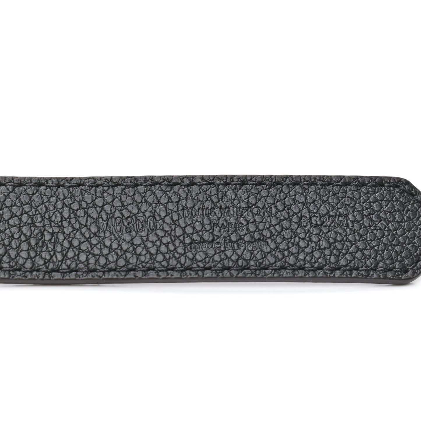 Monogram Calfskin 20mm LV Circle Reversible Belt 85 34