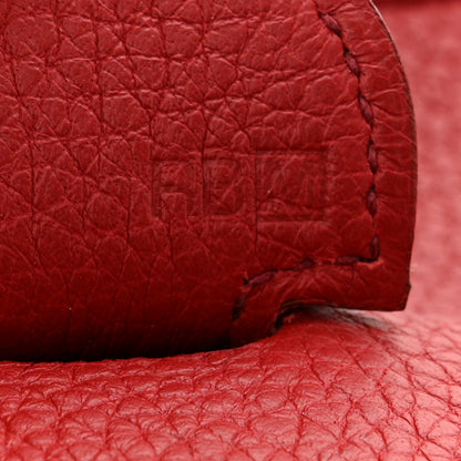 Hermes Taurillon Clemence Evelyne II GM Rouge Garance 7 of 11