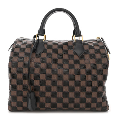 Louis Vuitton Damier Paillettes Speedy 30 Black 1 of 11