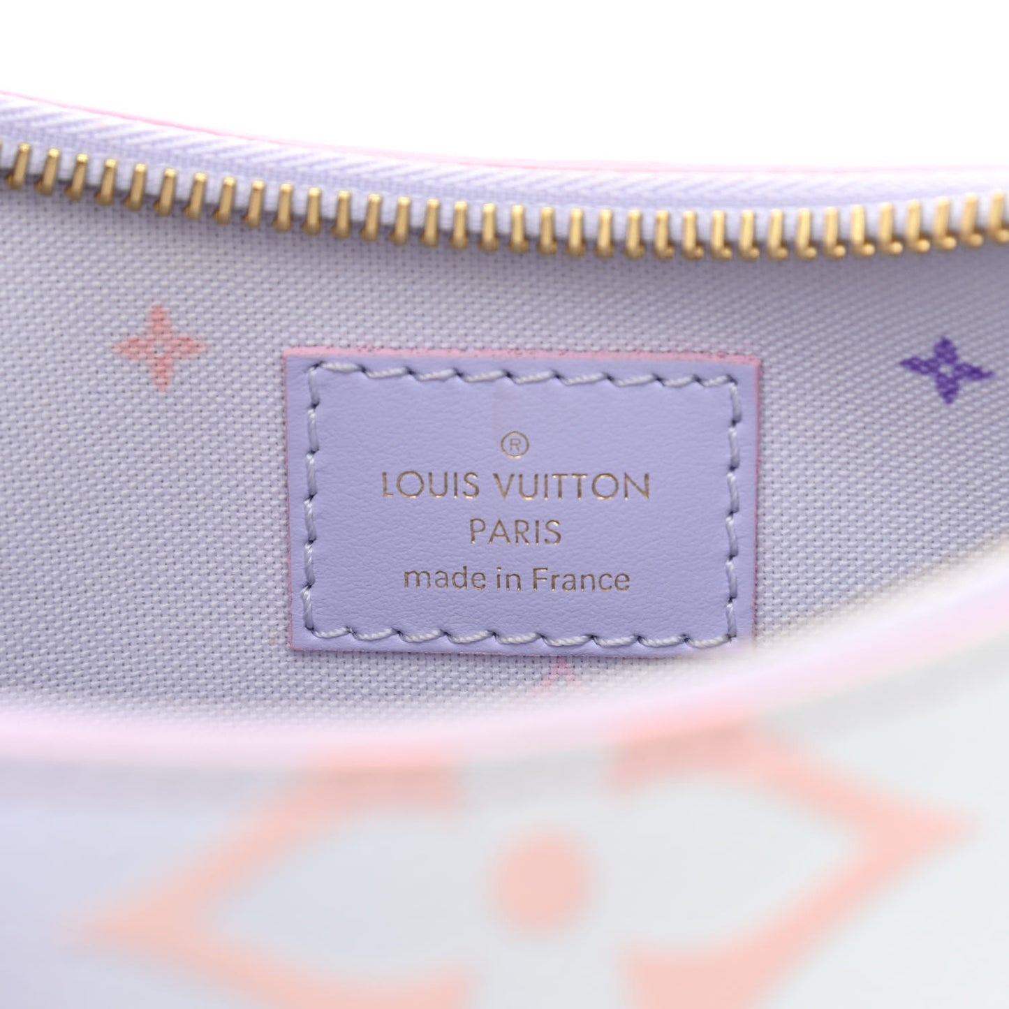 Monogram Giant Spring In The City Marshmallow Hobo PM Sunrise Pastel