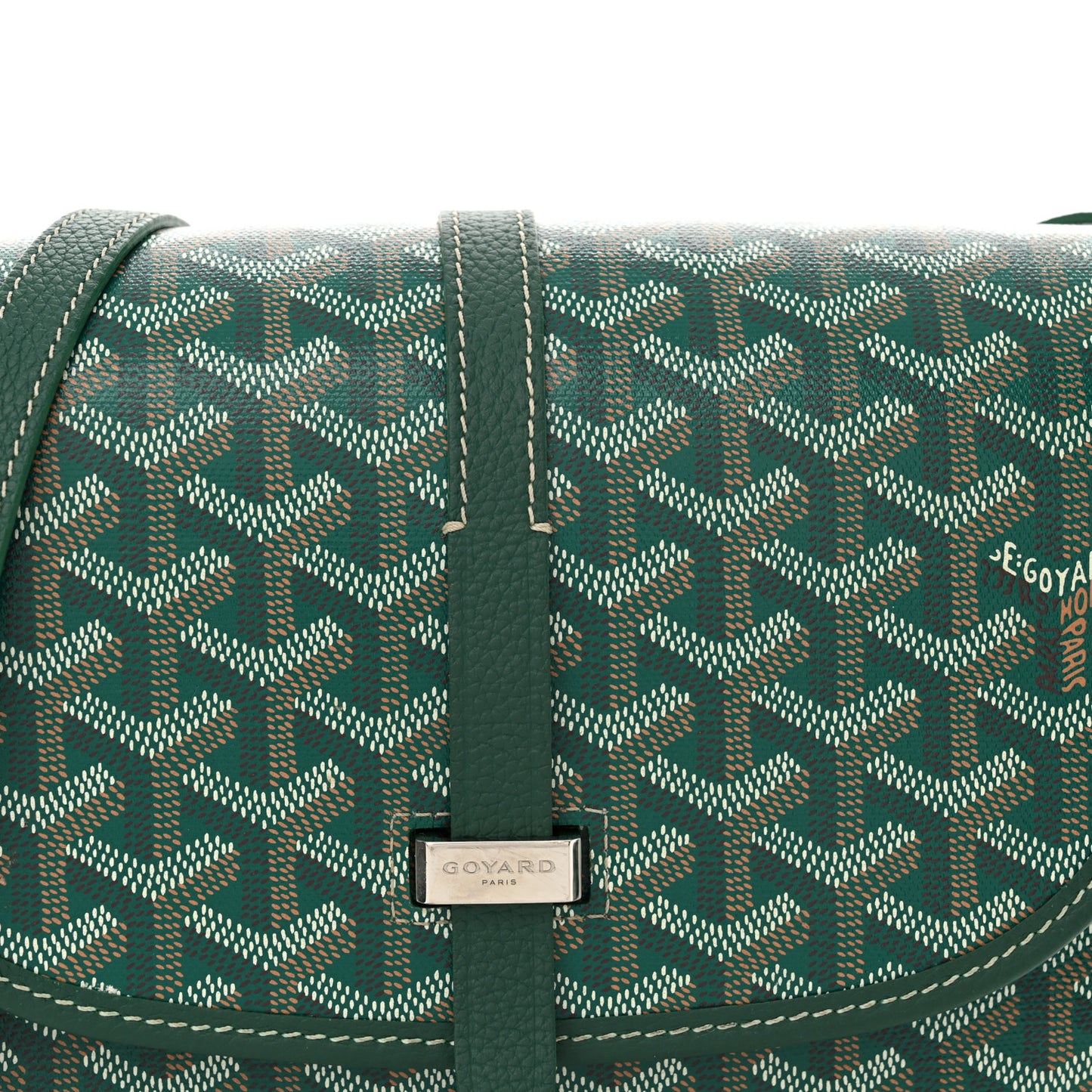 Goyardine Belvedere II PM Messenger Bag Green