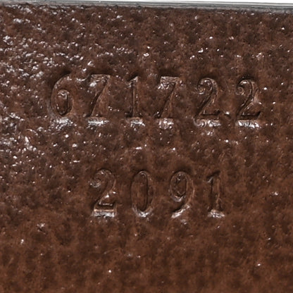 Gucci GG Supreme Monogram Web Ophidia Key Case Beige New Acero 7 of 8
