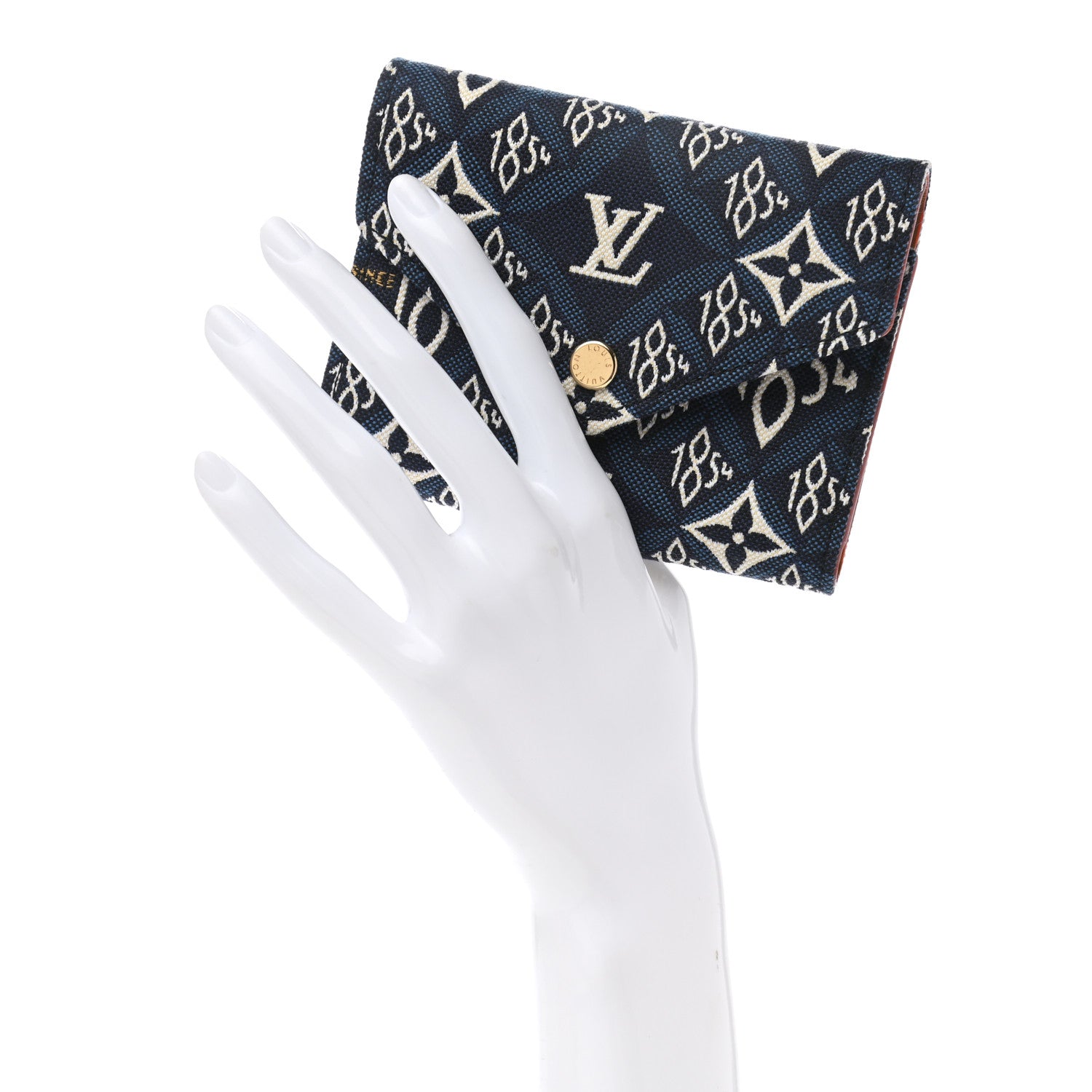 Louis Vuitton Jacquard Since 1854 Victorine Wallet Blue 2 of 8